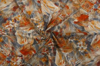 Lady McElroy Autumnal Living Viscose Brushed Crepe Remnant 2.3m