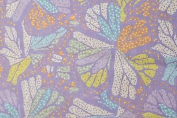 IT-DD036 100% Cotton Lawn Digital Abstract Print - Lilac - Remnant - 2m