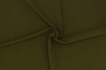 Ex Hobbs Deadstock Designer 100% Cotton Plain Drill - Olive