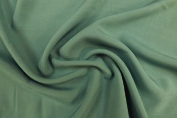 Lady McElroy Shelly Challis - Oeko-Tex Sustainable Viscose Challis - Eau De Nil - Remnant - 3.2m