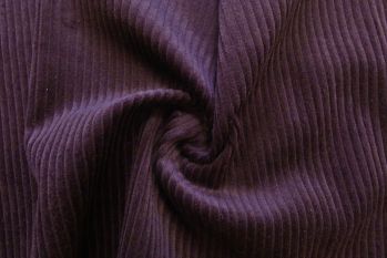 Lady McElroy Dakota - Oeko-Tex Sustainable 4.5 Wale Corduroy - Aubergine - Remnant - 2m