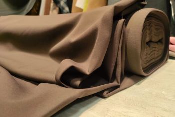 Deadstock Riopele Vintage Stretch Suiting - Chocolate Brown